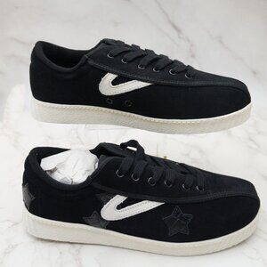 Tretorn Women Nylite Suede Sneakers Black Stars